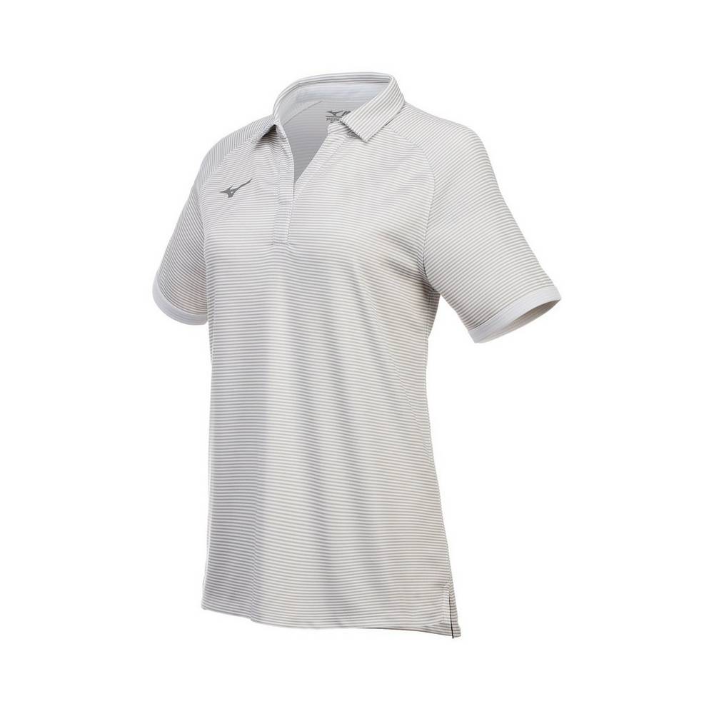 Womens Mizuno Scout Polo White Philippines (NHFDYT409)